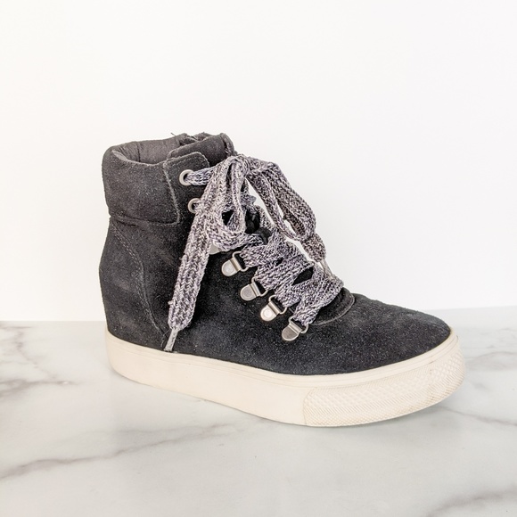 steve madden gusty wedge sneaker